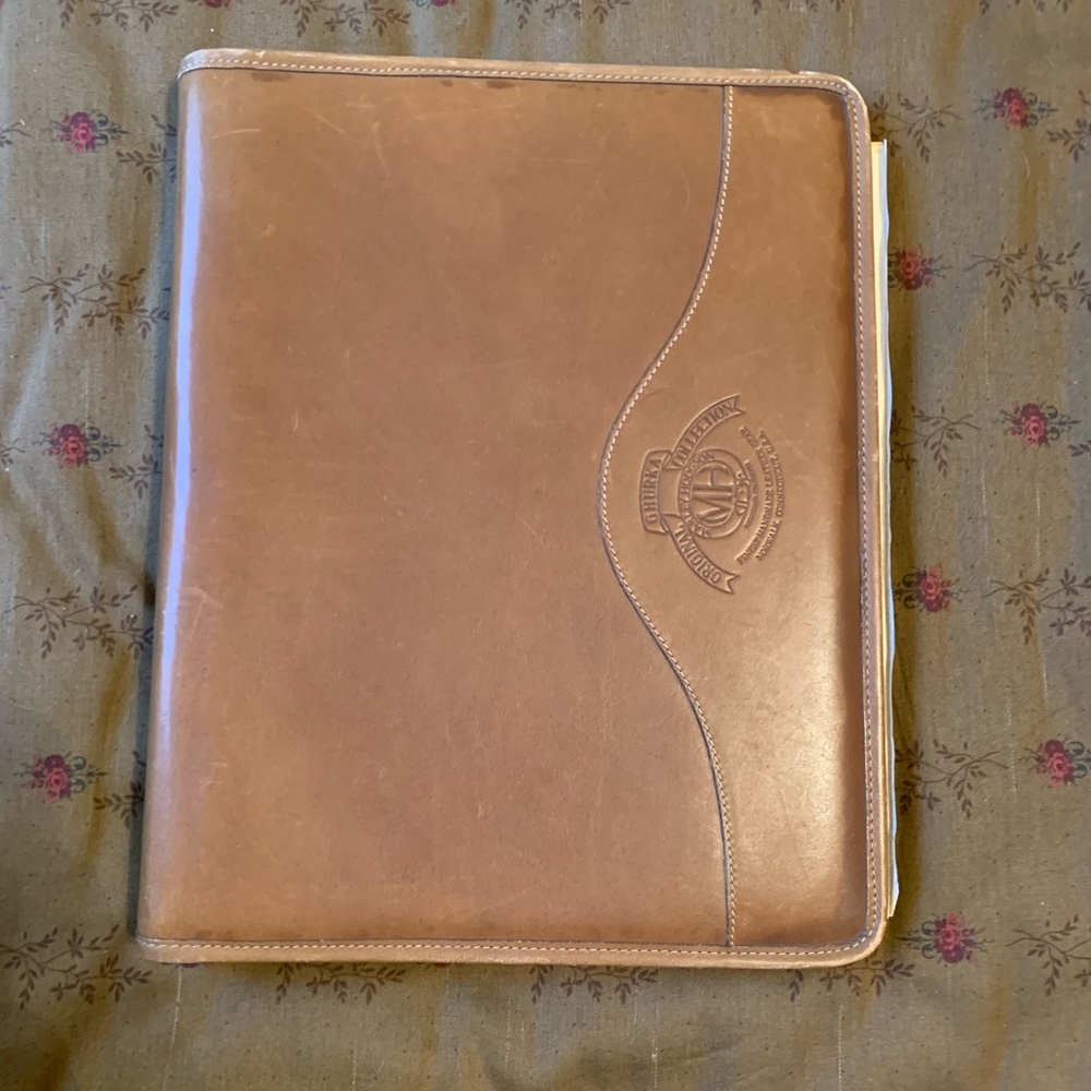 Rare ghurka 3 ring binder notebook